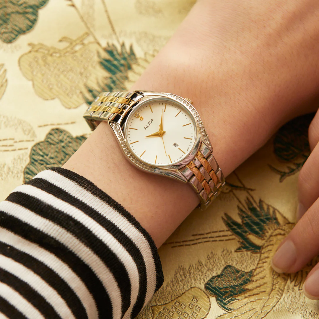 ALBA AH7BT3X FASHION QUARTZ 3 HANDS DATE WOMEN WATCH - Image 2