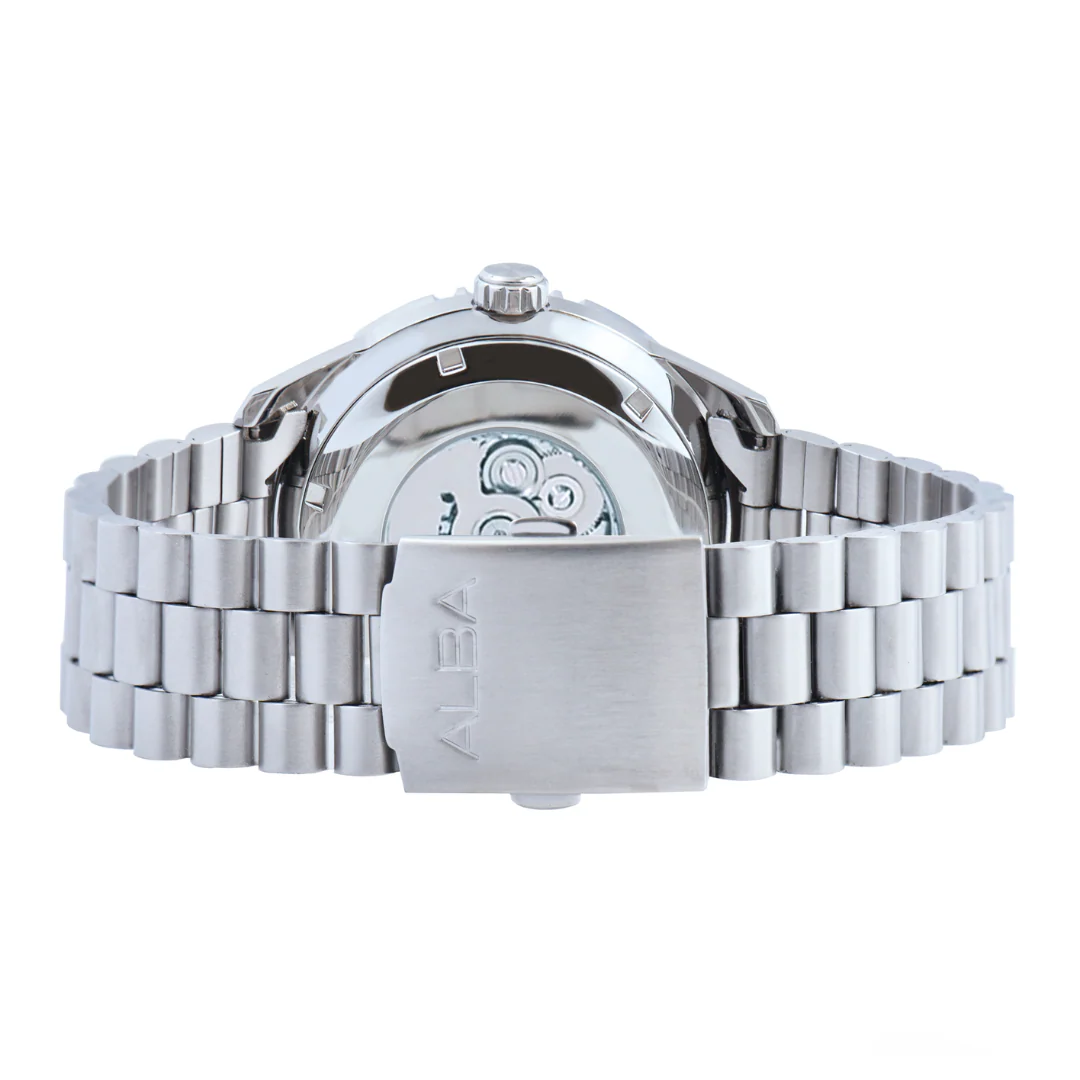 ALBA AL4741X MECHANICAL STAINLESS STEEL MEN WATCH - Image 4