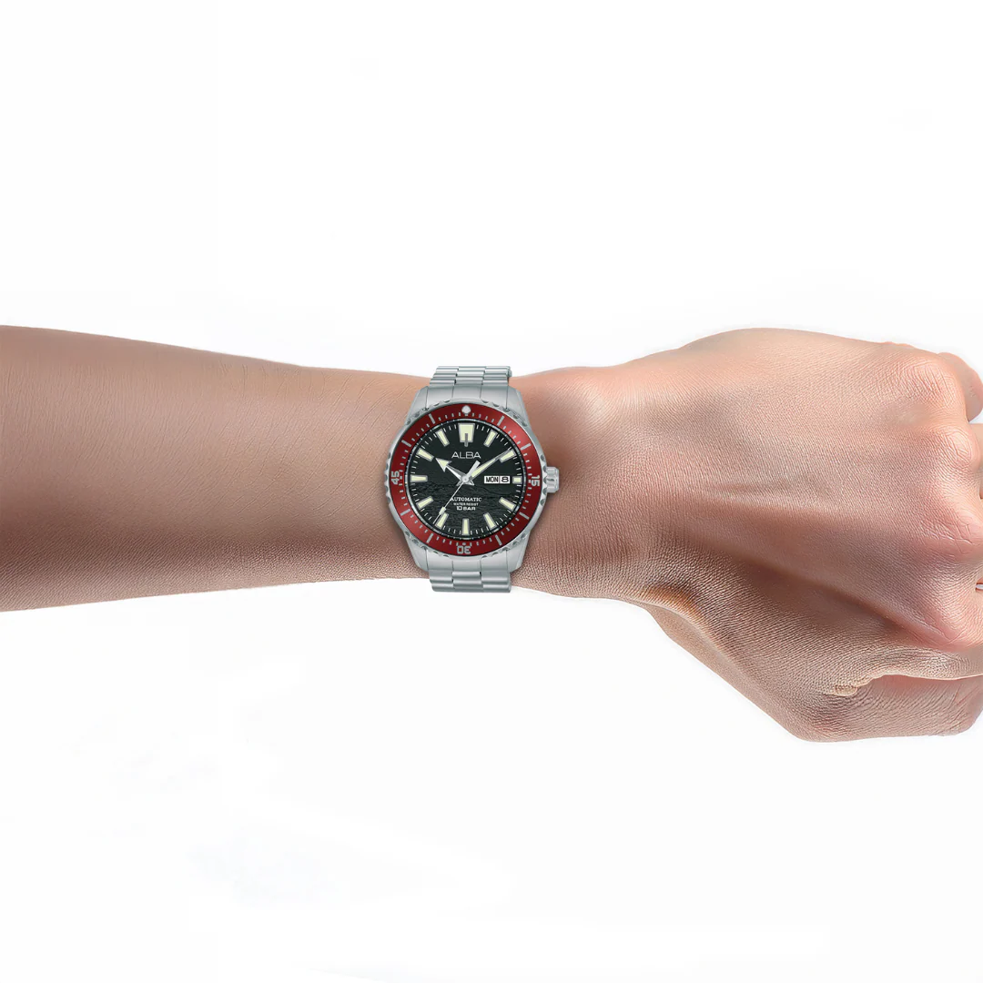 ALBA AL4745X MECHANICAL STAINLESS STEEL MEN WATCH - Image 4