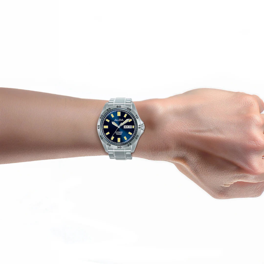 ALBA AL4749X MECHANICAL STAINLESS STEEL MEN WATCH - Image 5