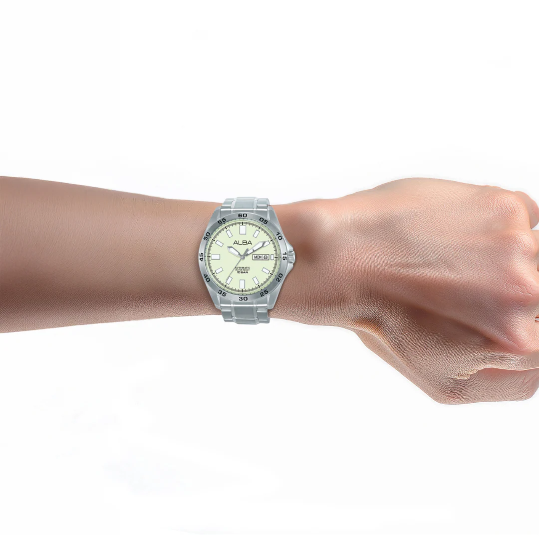 ALBA AL4755X MECHANICAL STAINLESS STEEL MEN WATCH - Image 5