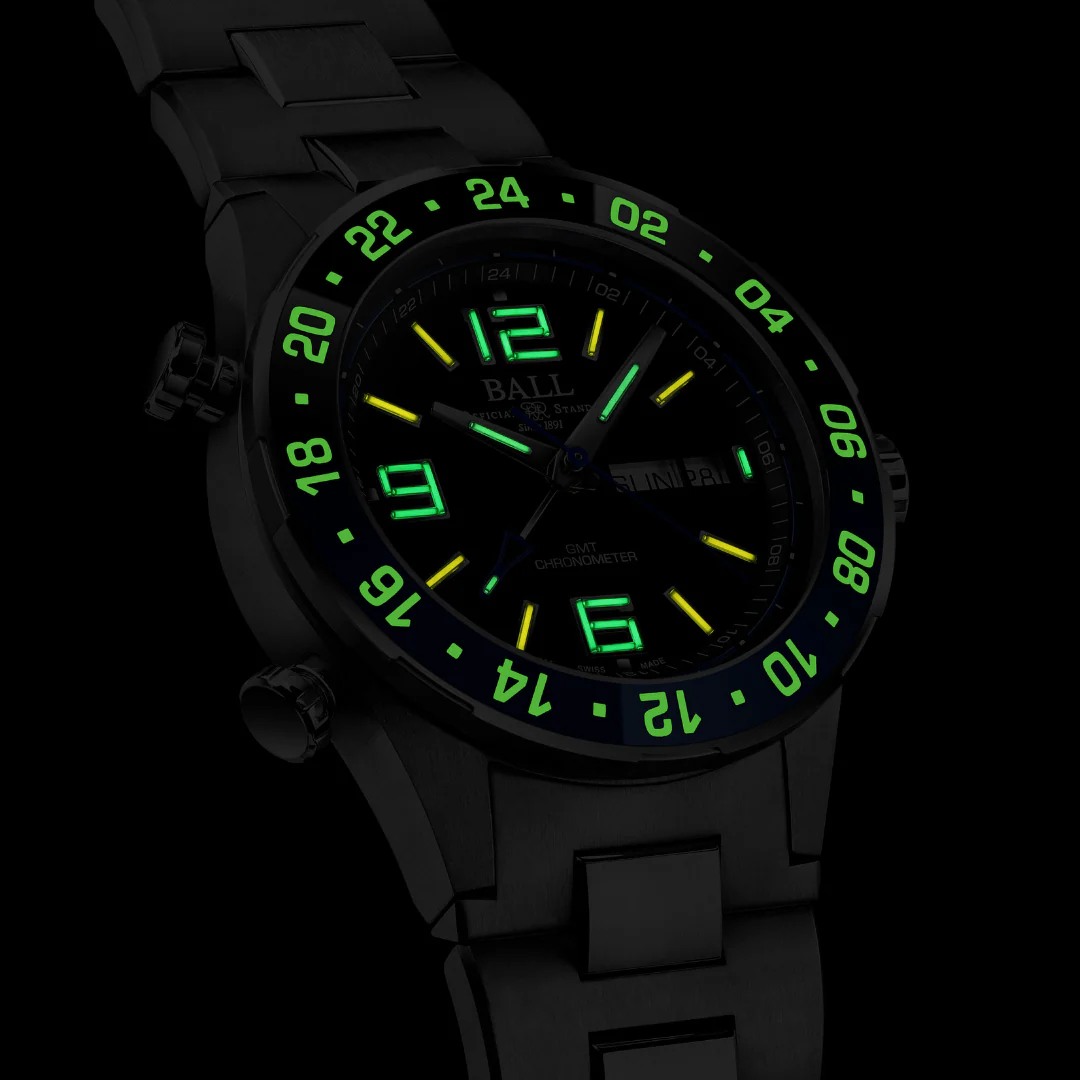 BALL ROADMASTER DG3030B-S1CJ-BK LIMITED EDITION MARINE GMT MEN WATCH - Image 4