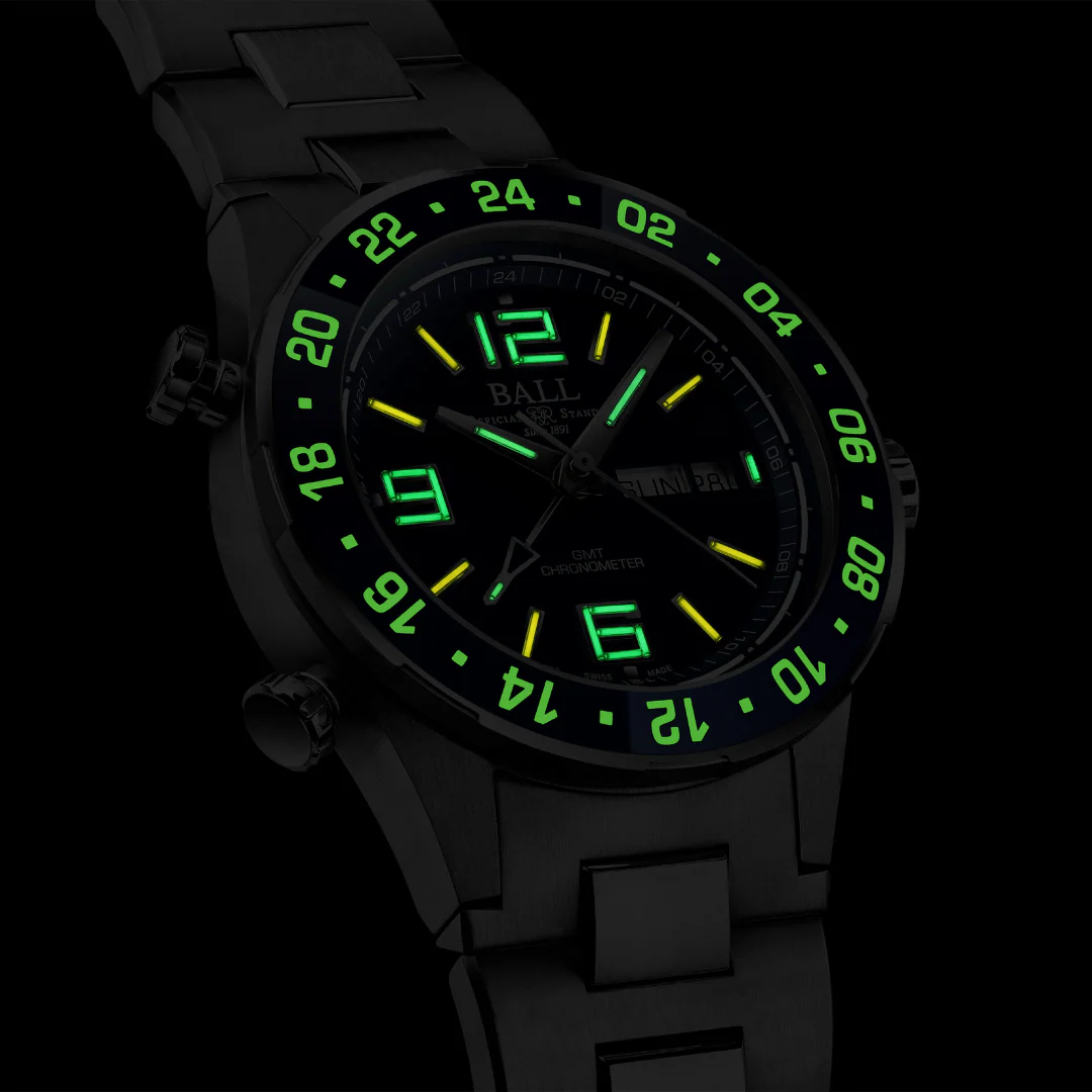 BALL ROADMASTER MARINE GMT DG3030B-S6CJ-BK LIMITED EDITION MEN WATCH - Image 4