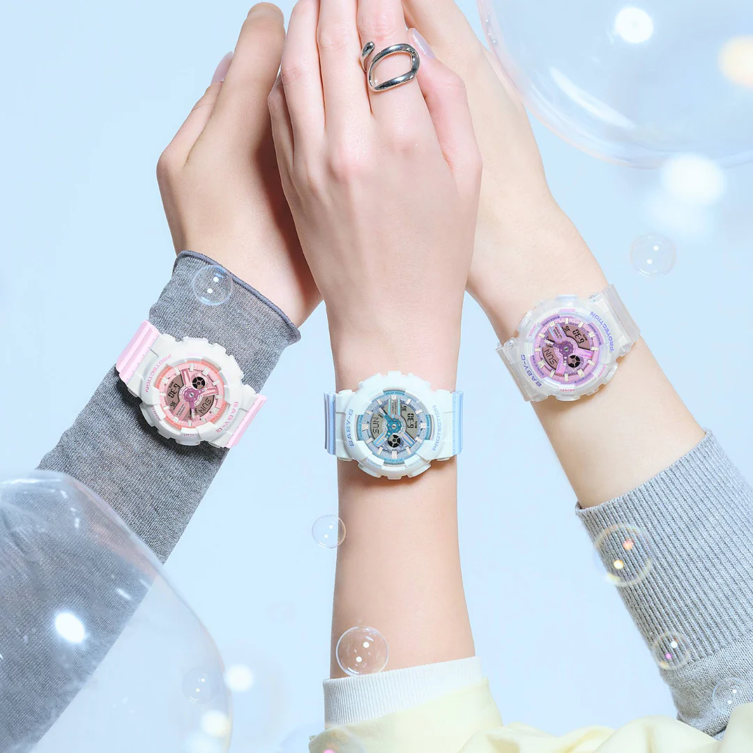 CASIO BABY-G BA-110PS-7ADR ANALOG-DIGITAL PURPLE WOMEN WATCH - Image 6