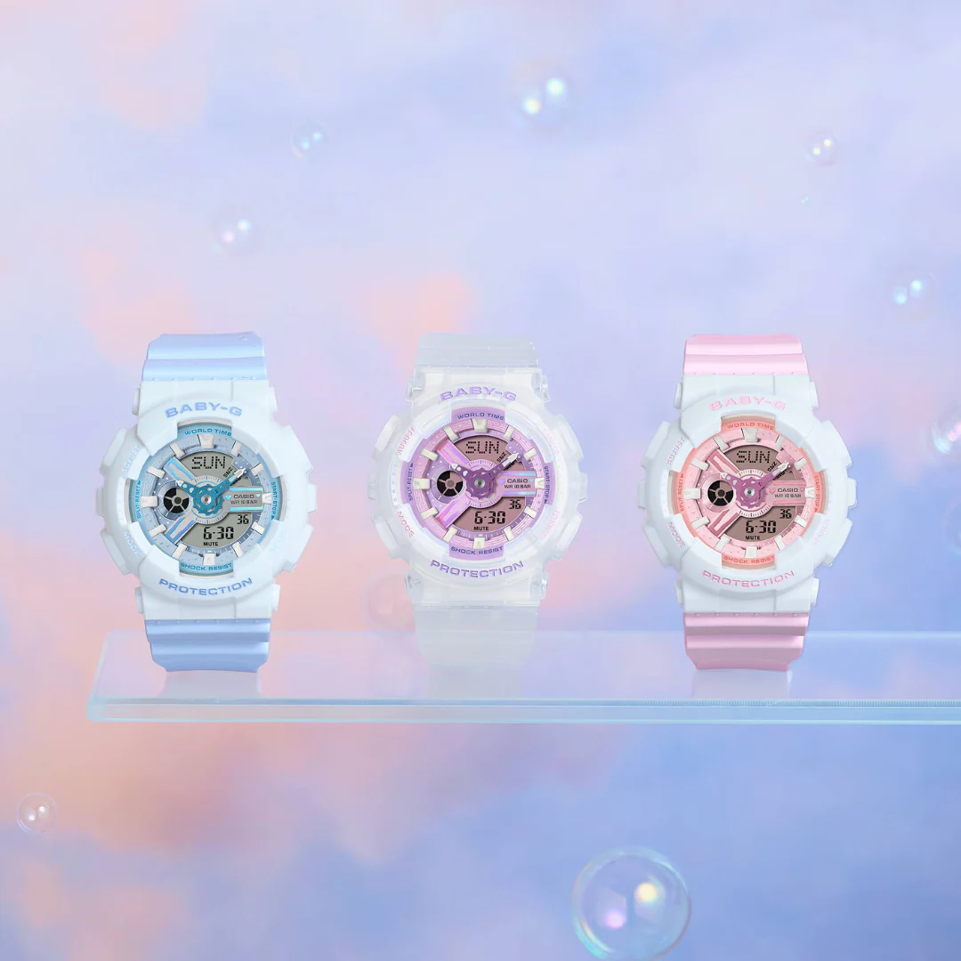CASIO BABY-G BA-110PS-7ADR ANALOG-DIGITAL PURPLE WOMEN WATCH - Image 8