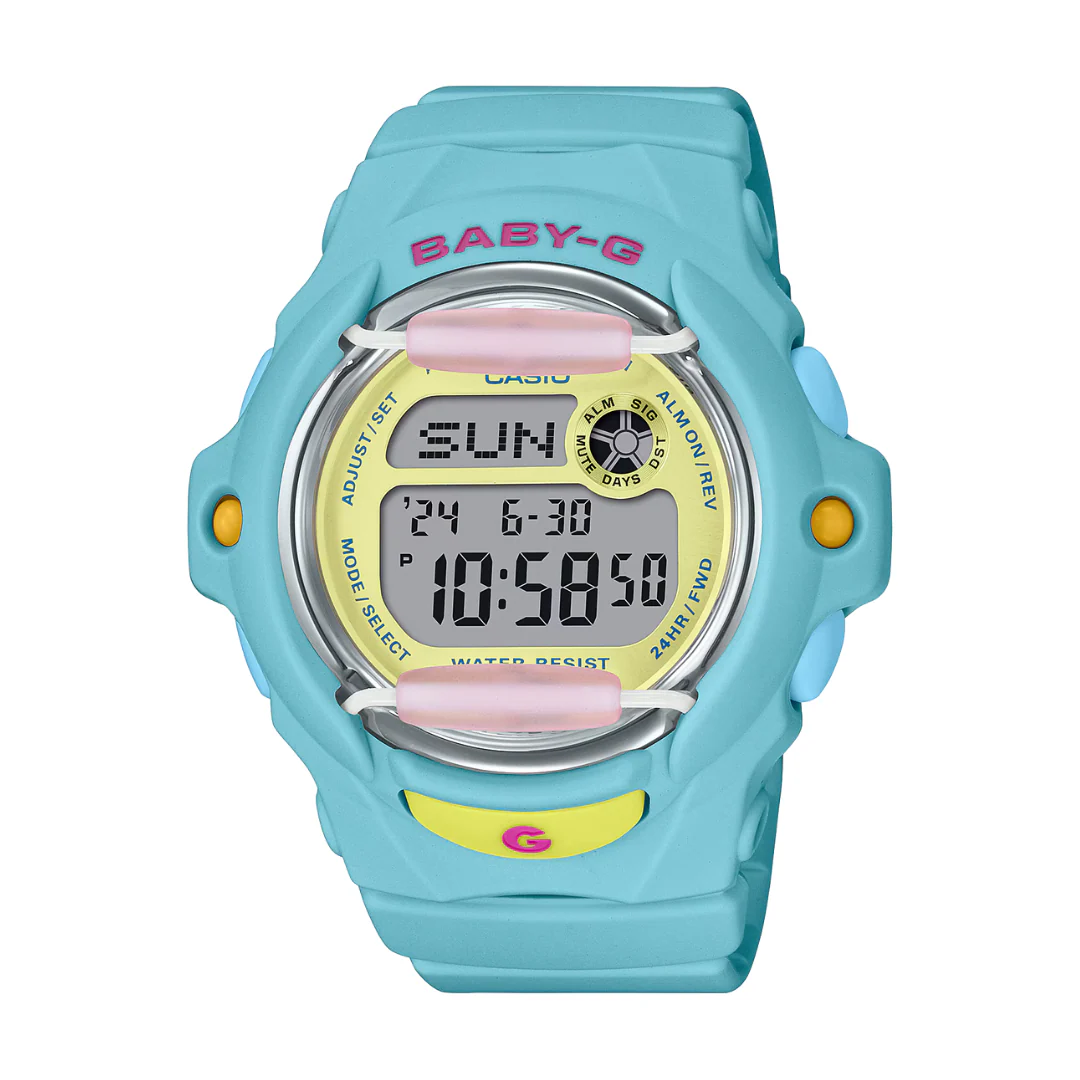 CASIO BABY-G BG-169PB-2DR DIGITAL BLUE WOMEN WATCH