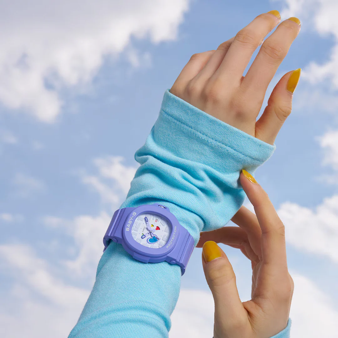 CASIO BABY-G BGA-10-6ADR PLAYFUL HEARTS ANALOG WOMEN WATCH - Image 3