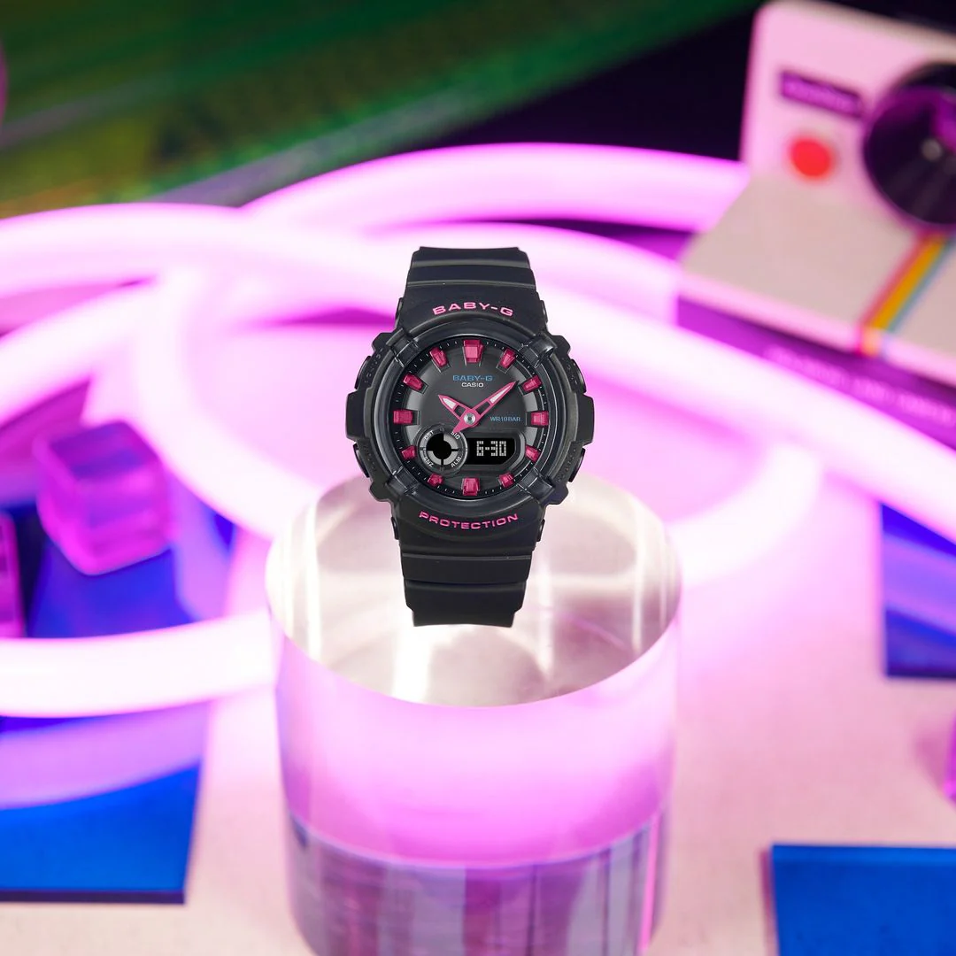 CASIO BABY-G BGA-280DN-1ADR ANALOG-DIGITAL BLACK WATCH - Image 2