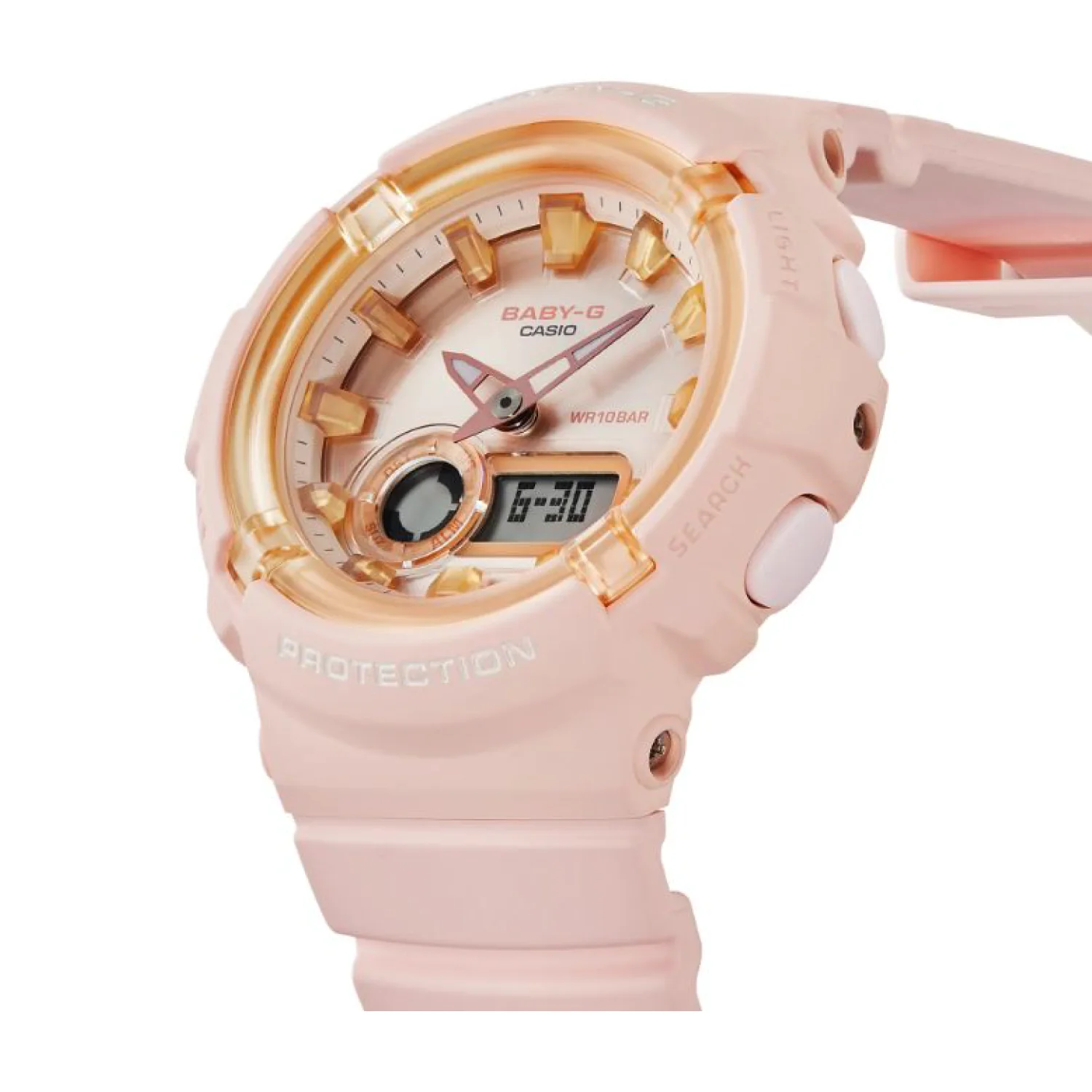 CASIO BABY-G BGA-280SW-4ADR STANDARD ANALOG-DIGITAL CORAL PINK WATCH - Image 3