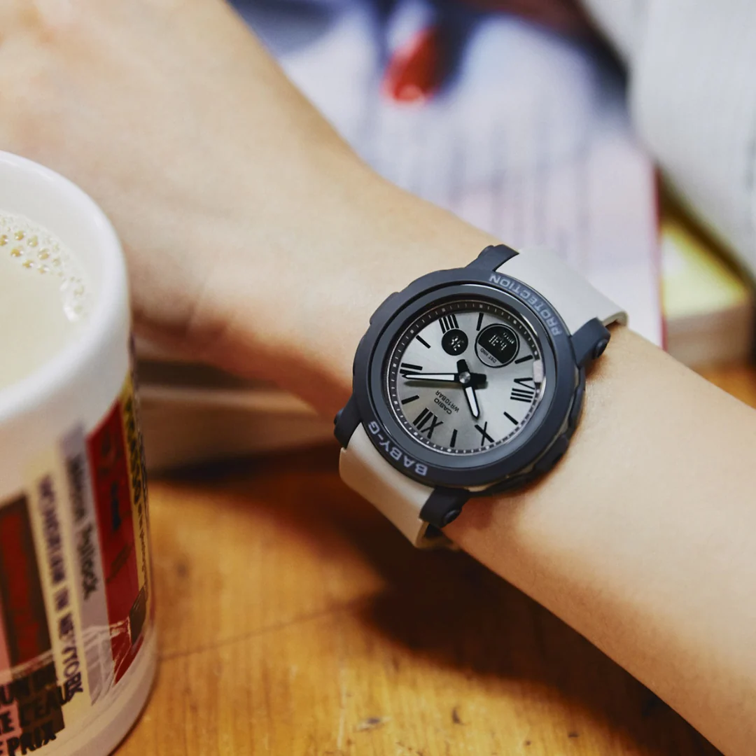 CASIO BABY-G BGA-290-8ADR STANDARD ANALOG-DIGITAL GREY WATCH - Image 3