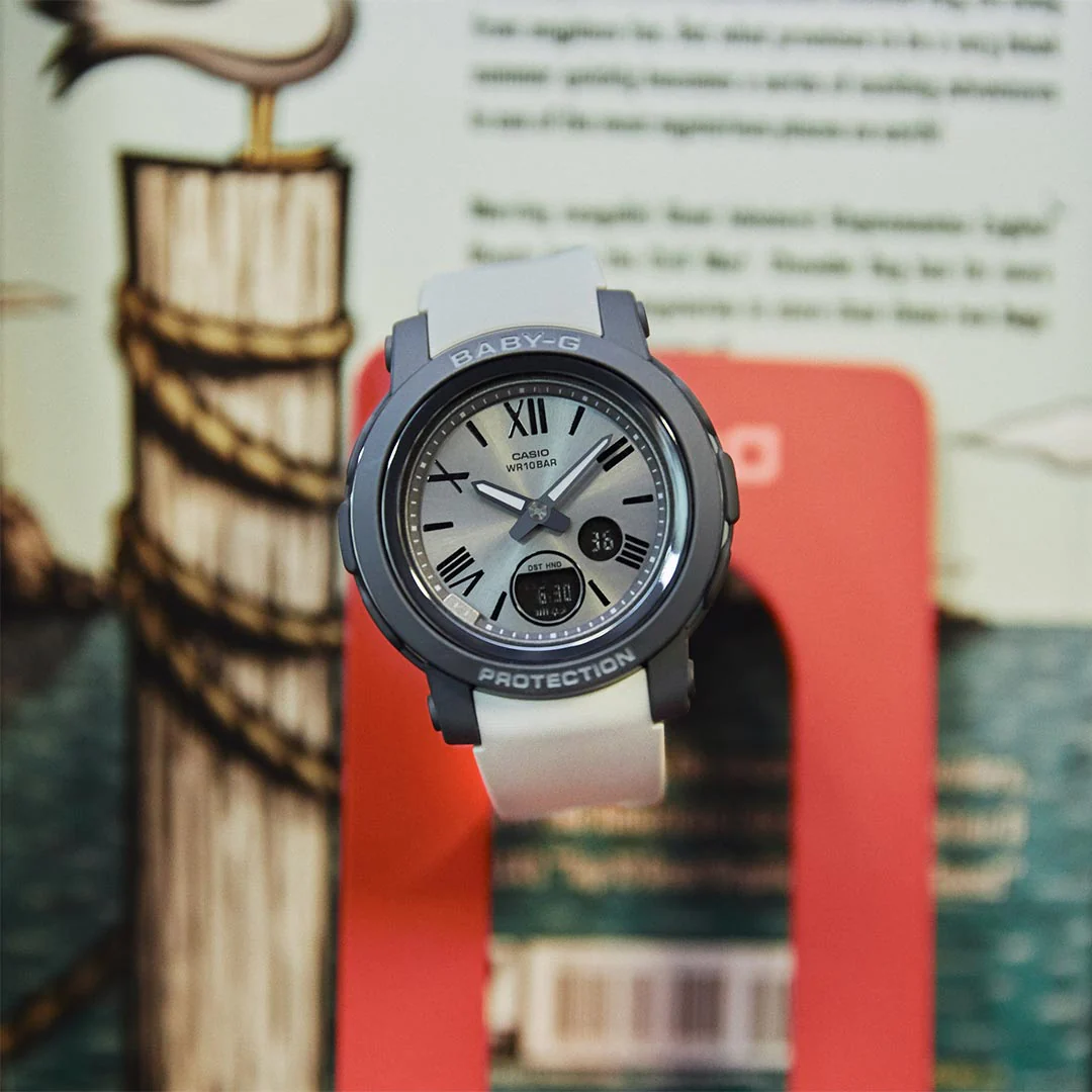 CASIO BABY-G BGA-290-8ADR STANDARD ANALOG-DIGITAL GREY WATCH - Image 4
