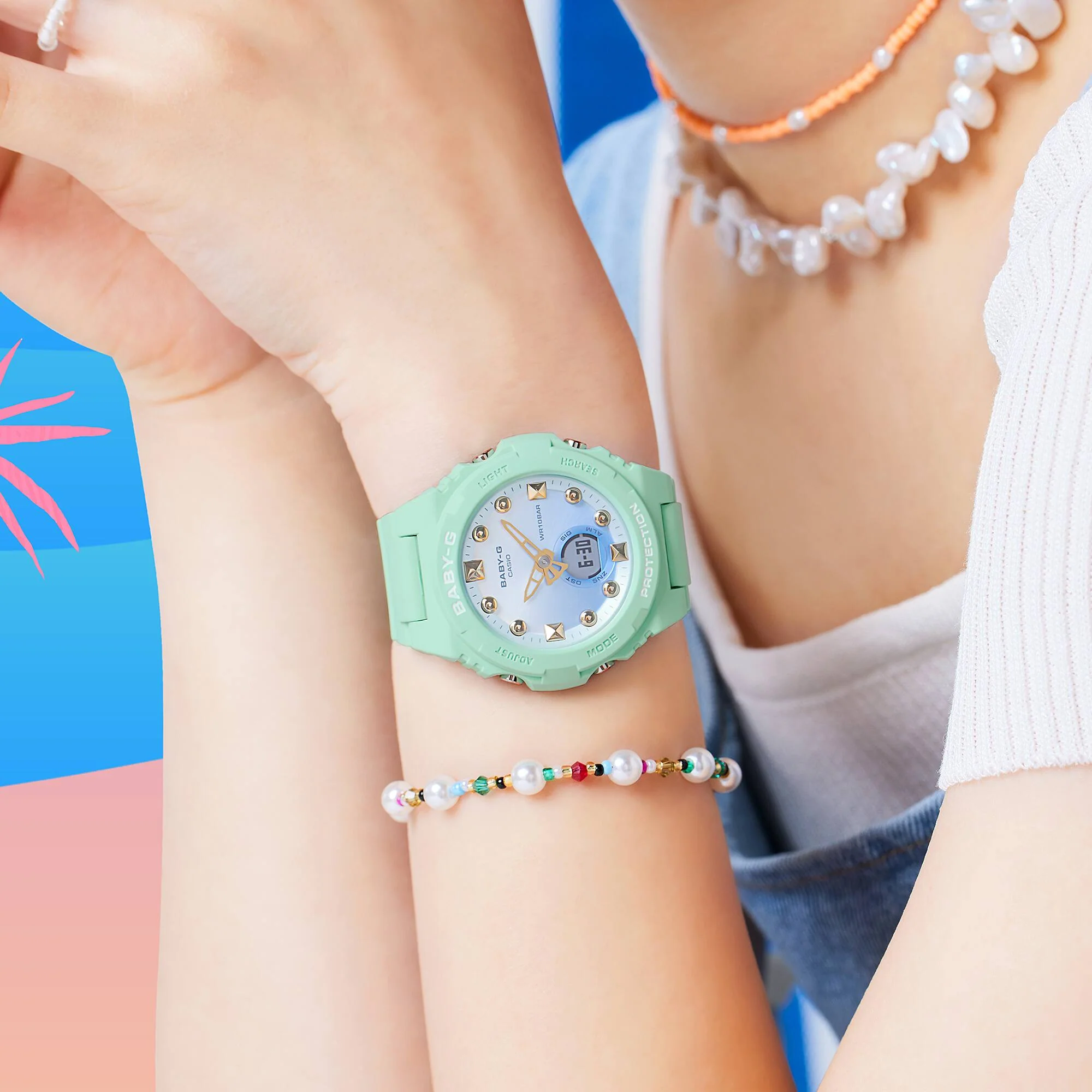 CASIO BABY-G BGA-320-3ADR MINT LAGOON WOMEN WATCH - Image 3