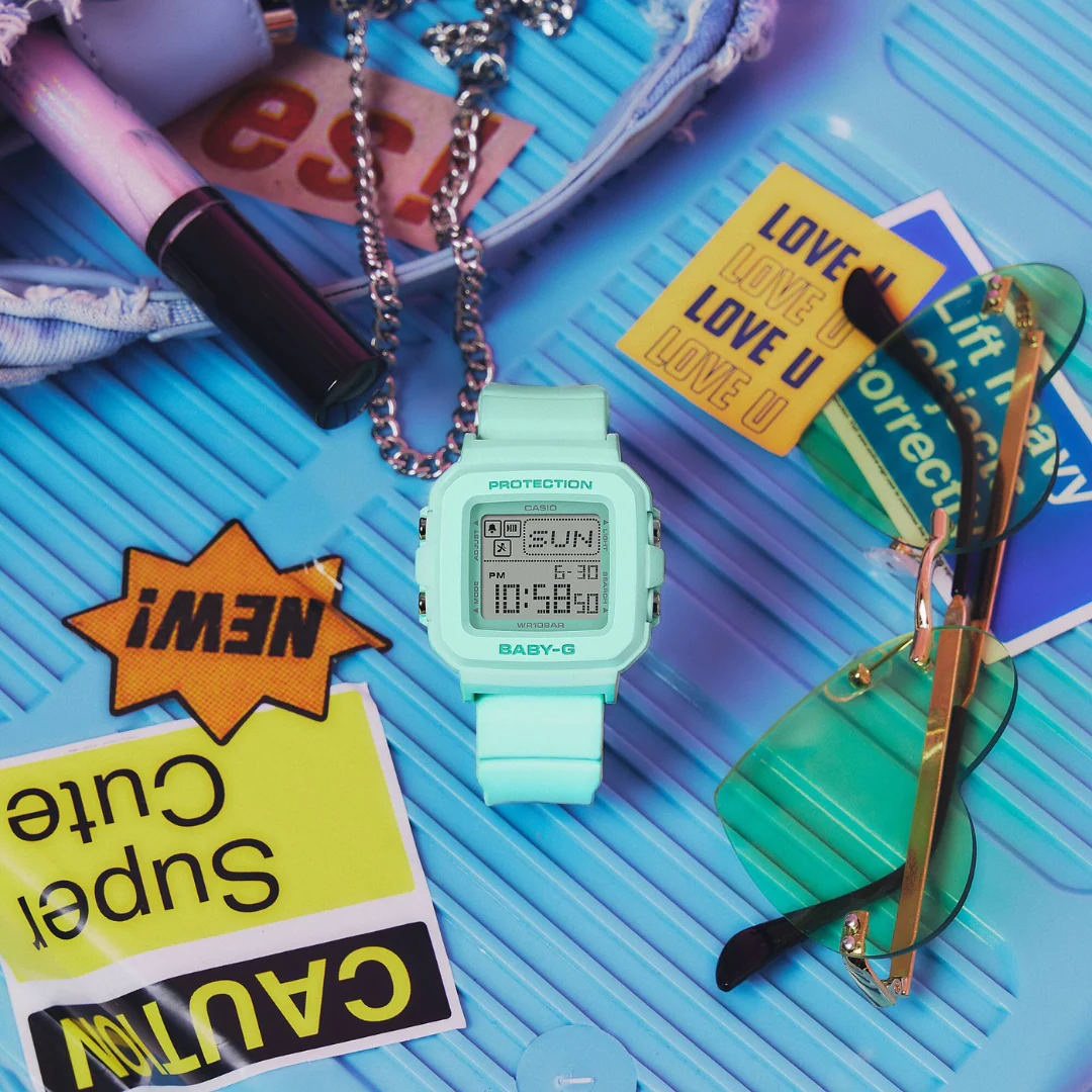 CASIO BABY-G BGD-10-3DR DIGITAL GREEN WOMEN WATCH - Image 3