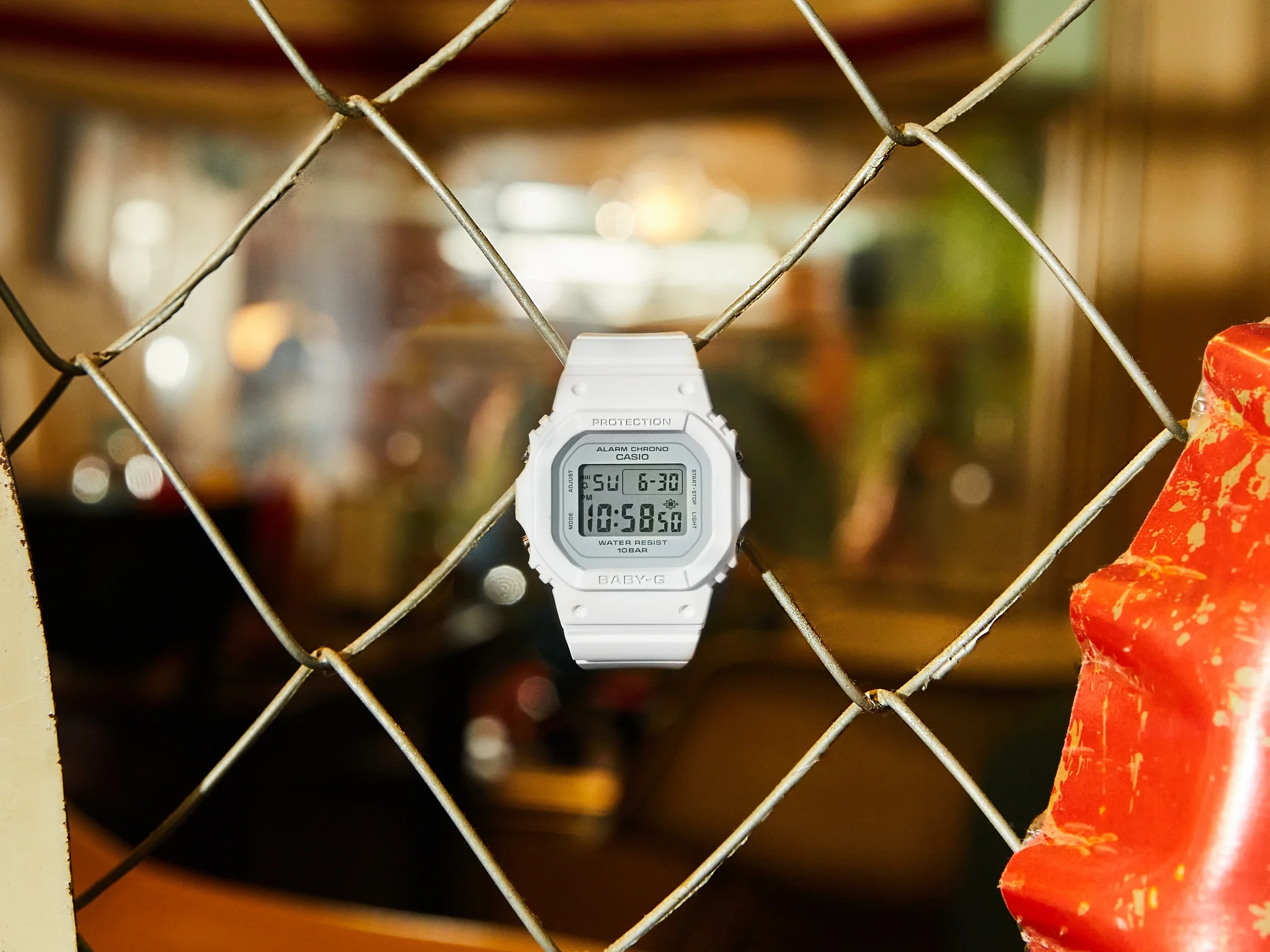 CASIO BABY-G BGD-565-7DR STANDARD DIGITAL WHITE WATCH - Image 5