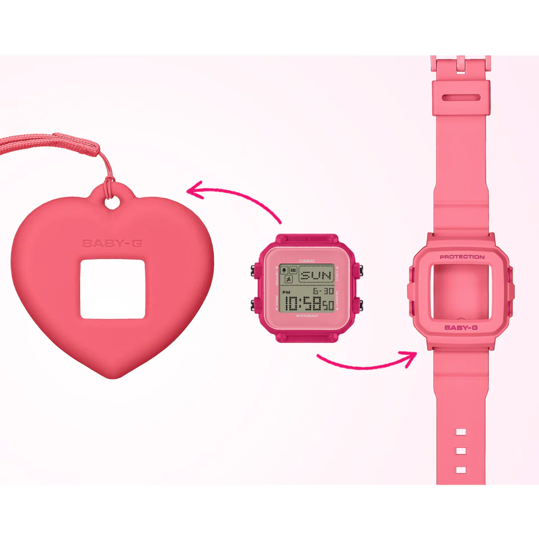 CASIO BABY-G + PLUS BGD-10KH-2BDR BLUE WOMEN WATCH SET - Image 5