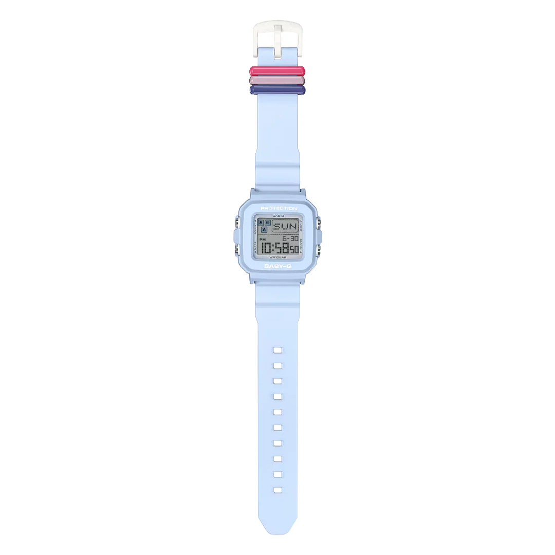 CASIO BABY-G＋PLUS BGD-10L-2DR DIGITAL BLUE WOMEN WATCH - Image 4