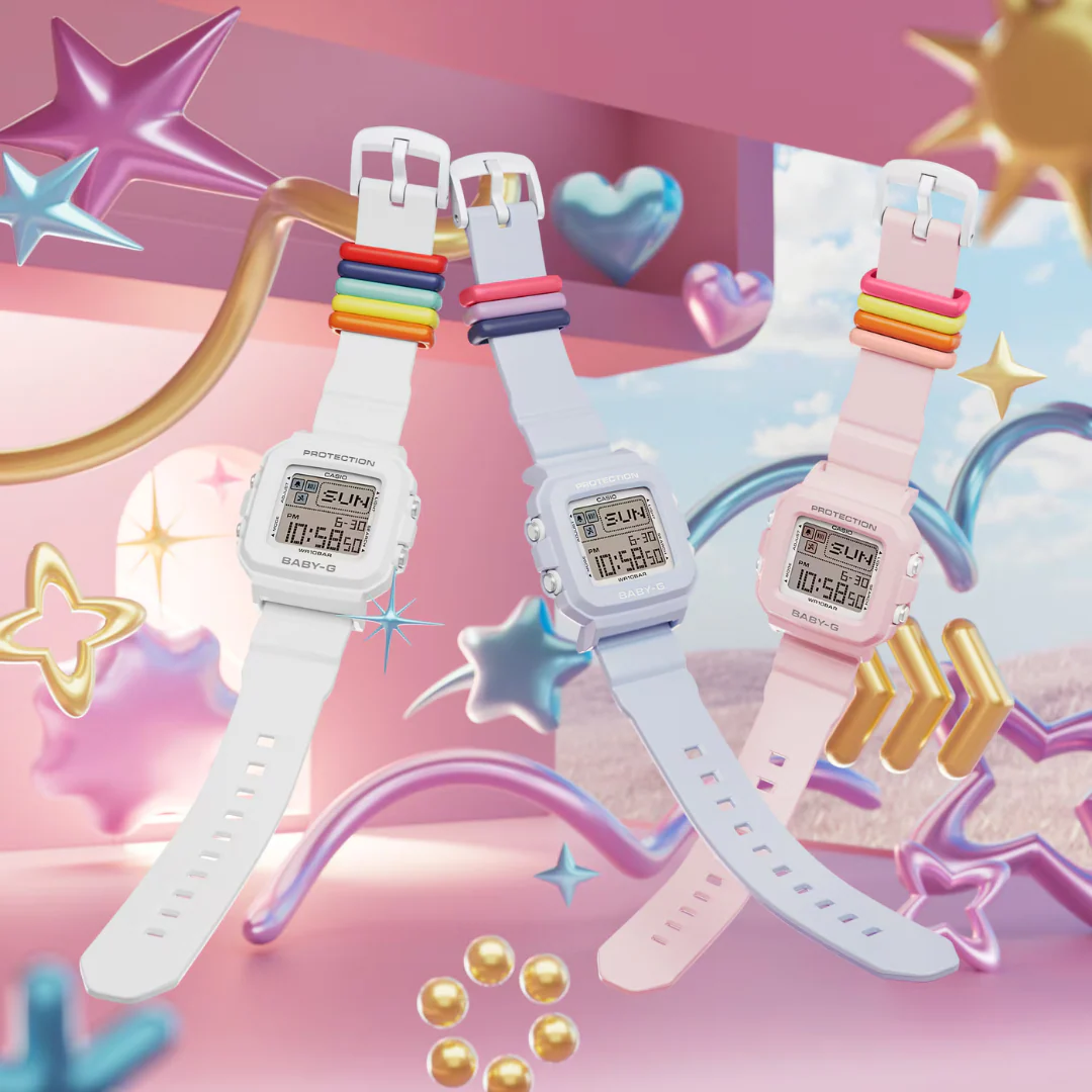CASIO BABY-G＋PLUS BGD-10L-7DR DIGITAL WHITE WOMEN WATCH - Image 12
