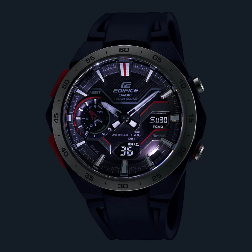 CASIO EDIFICE ECB-2200P-1ADF WINDFLOW MEN WATCH - Image 3