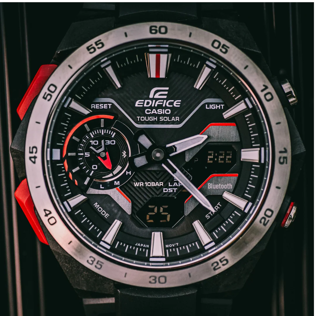 CASIO EDIFICE ECB-2200P-1ADF WINDFLOW MEN WATCH - Image 5