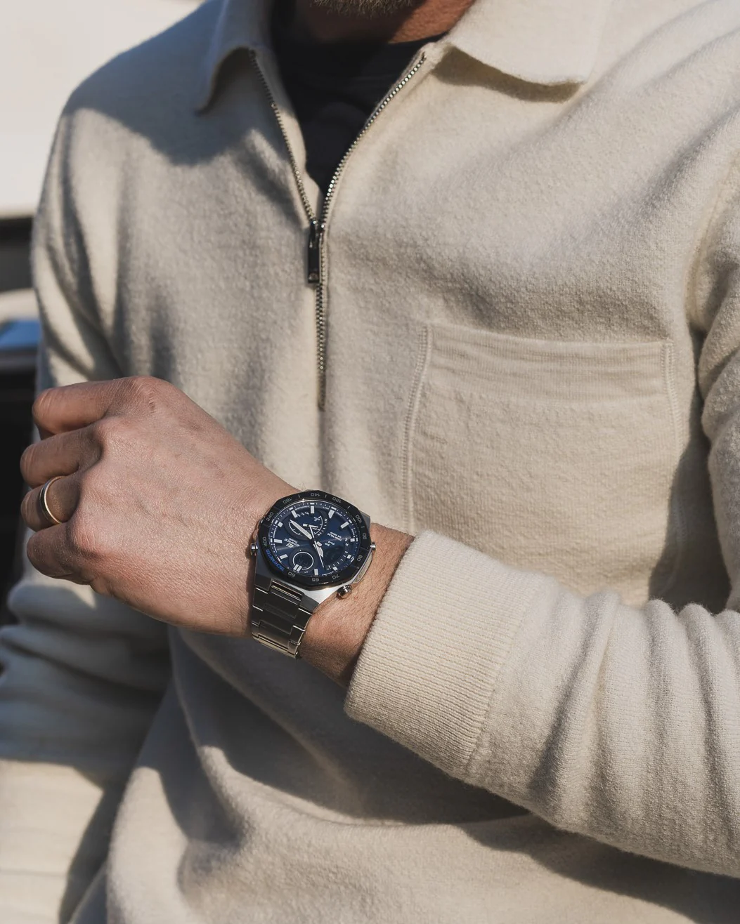 CASIO EDIFICE ECB-950DB-2ADF SMARTPHONE LINK MEN WATCH - Image 5