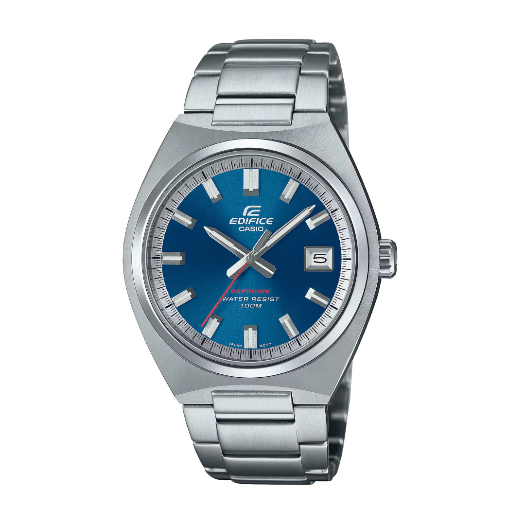 CASIO EDIFICE EFB-109D-2AVDF 3 HAND NALOG STAINLESS STEEL MEN WATCH