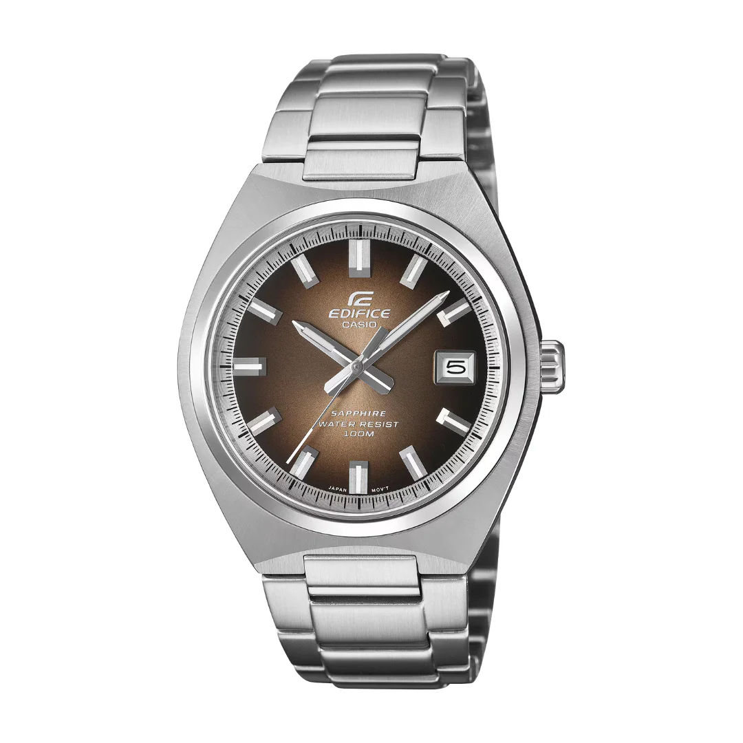 CASIO EDIFICE EFB-109D-5AVDF 3 HAND ANALOG STAINLESS STEEL MEN WATCH