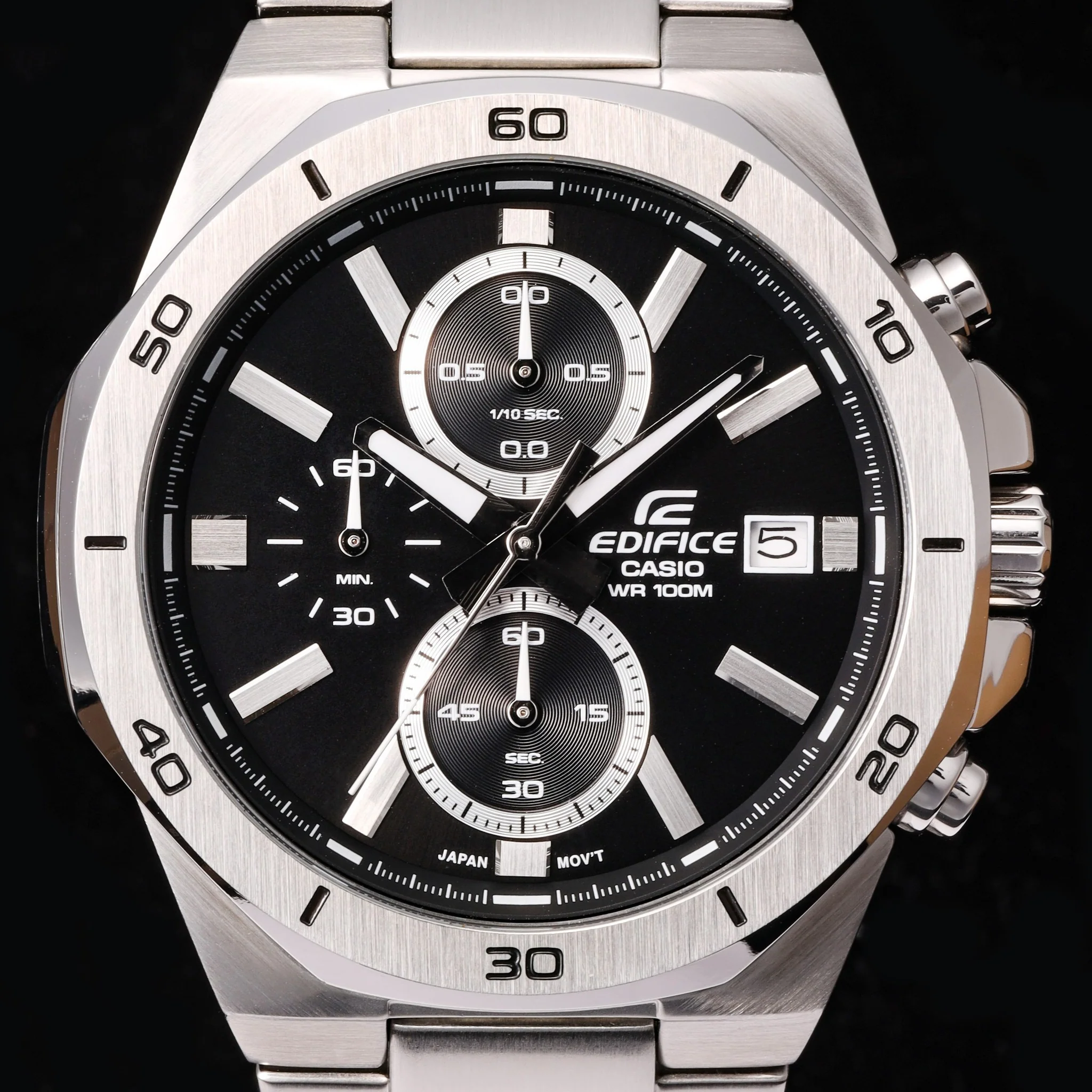 CASIO EDIFICE EFV-640D-1AVUDF STANDARD CHRONOGRAPH MEN WATCH - Image 2