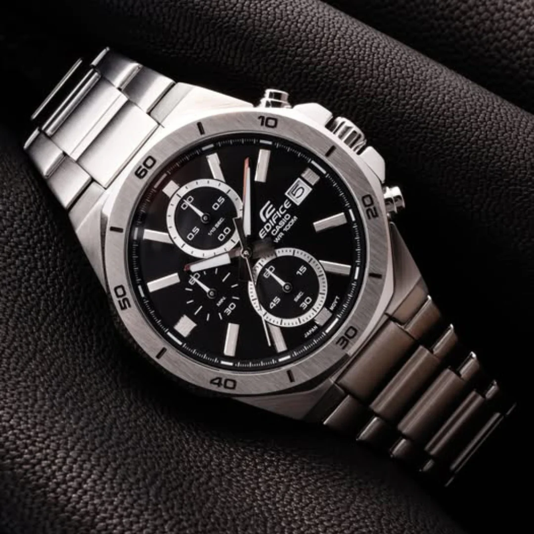 CASIO EDIFICE EFV-640D-1AVUDF STANDARD CHRONOGRAPH MEN WATCH - Image 4