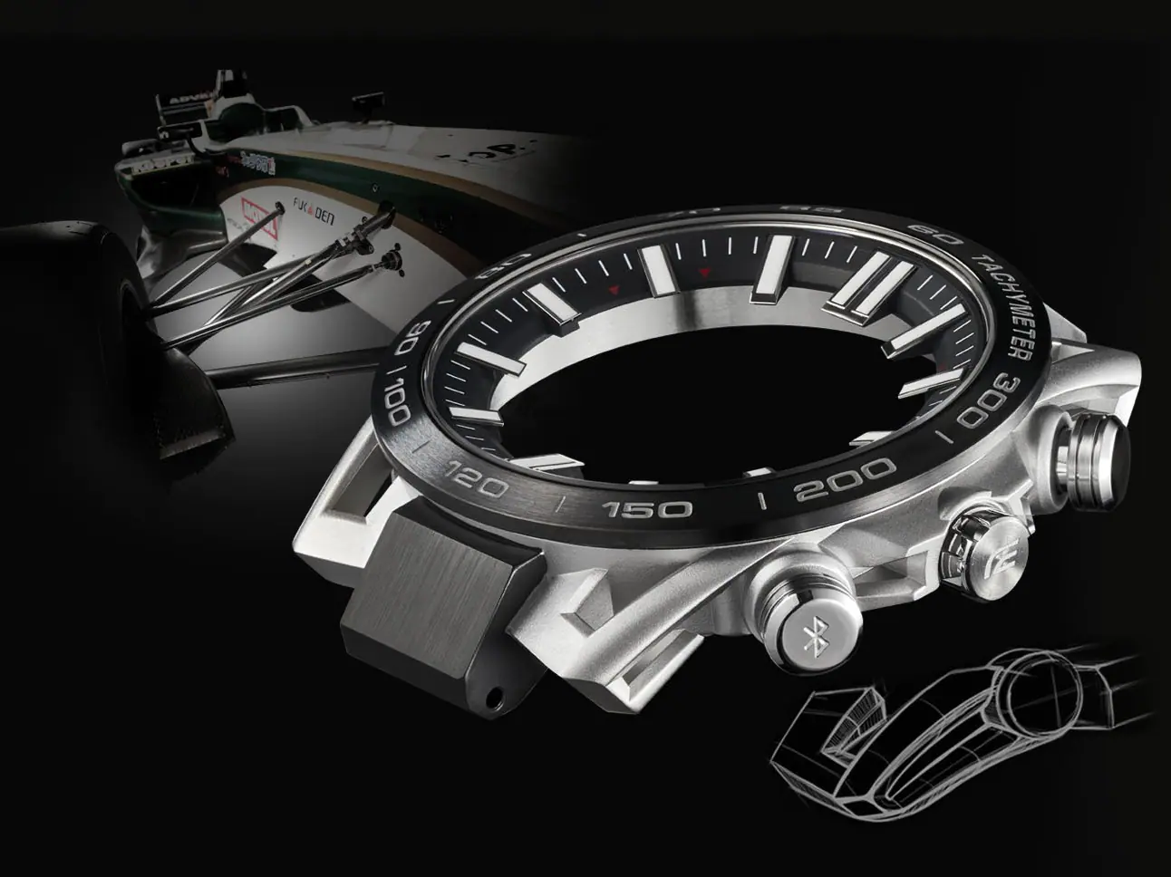 CASIO EDIFICE EQB-2000DB-1ADR SOSPENSIONE MEN WATCH - Image 2