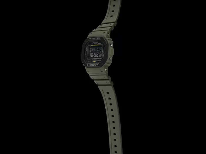 CASIO G-SHOCK DW-5610SU-3DR SPECIAL COLOUR MODELS GREEN WATCH - Image 5