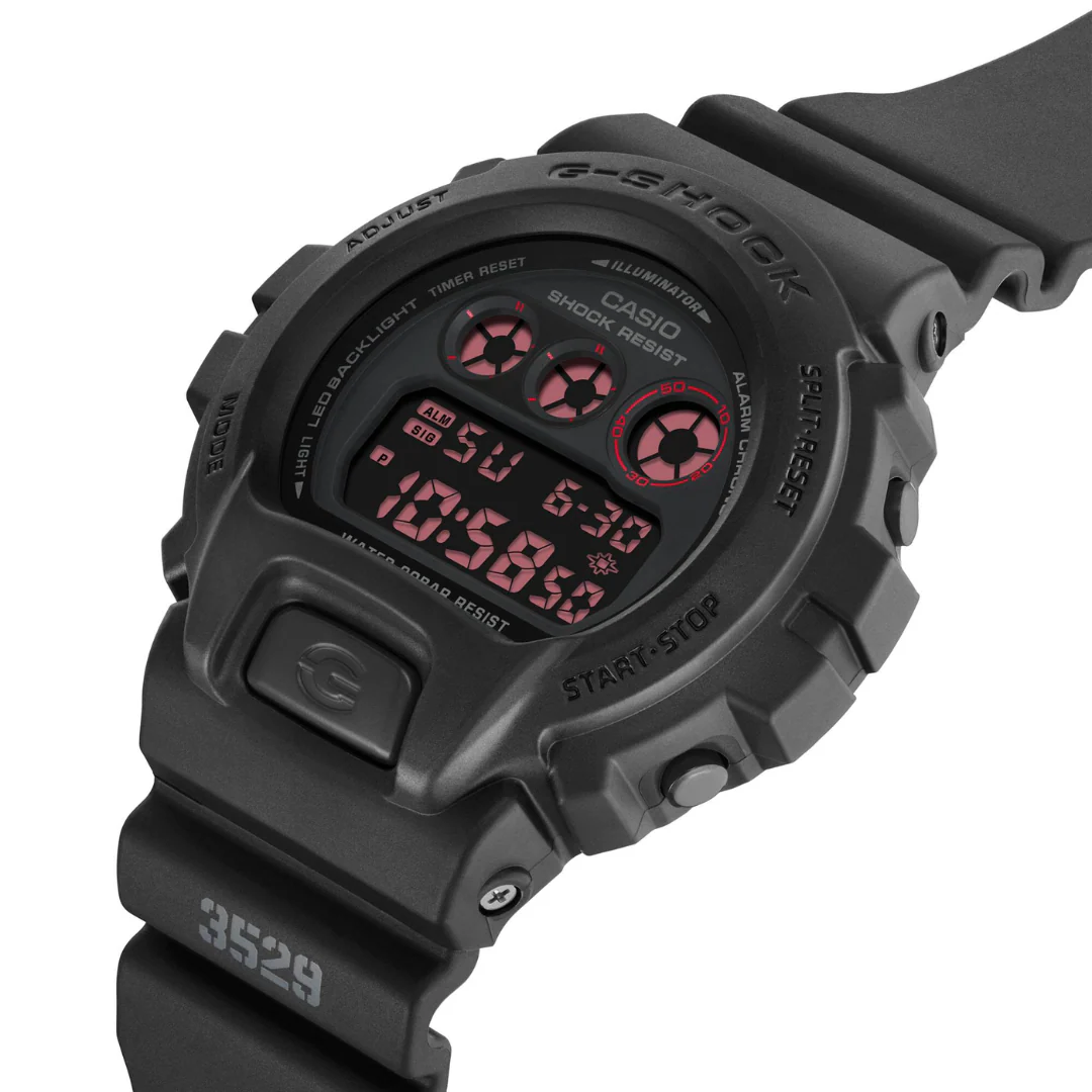 CASIO G-SHOCK DW-6900UMS-1DR DIGITAL BLACK MEN WATCH - Image 5