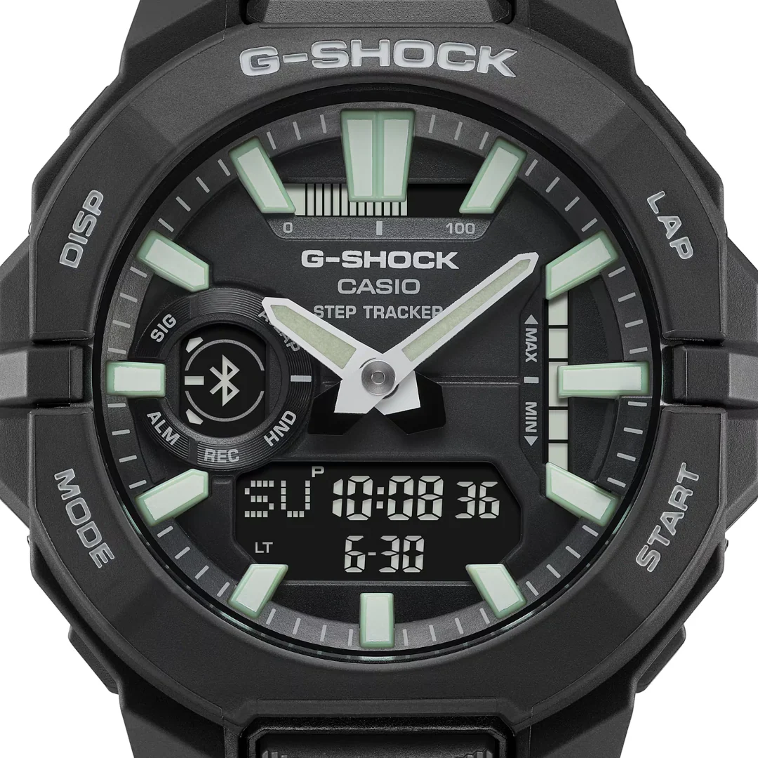 CASIO G-SHOCK G-SQUAD SPORTS GBA-950-1ADR ANALOG-DIGITAL BLACK WATCH - Image 6