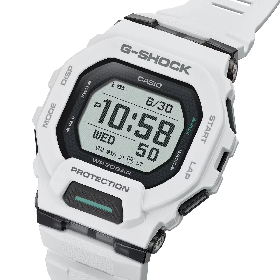CASIO G-SHOCK G-SQUAD SPORTS GBD-200-7DR DIGITAL WHITE MEN WATCH - Image 2