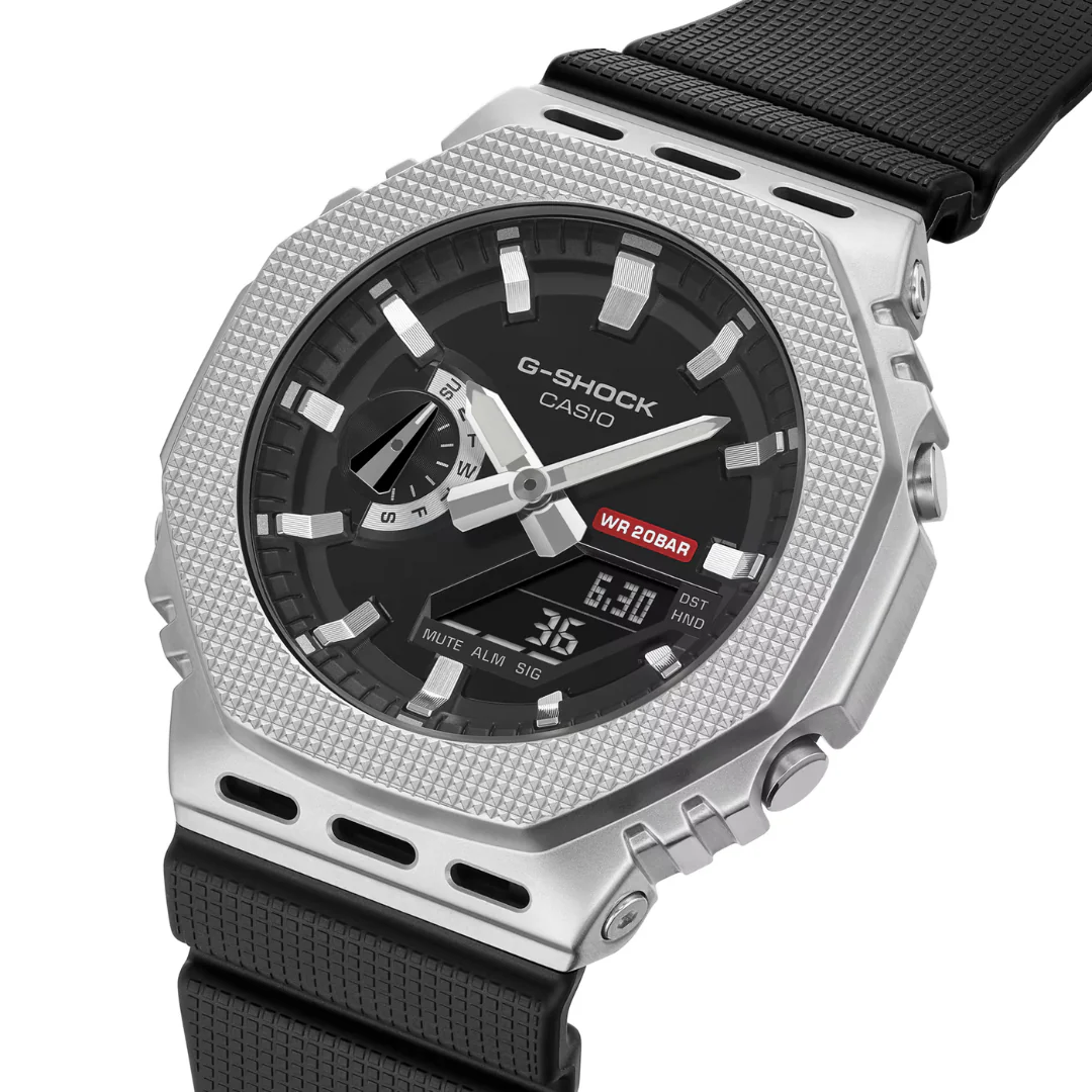 CASIO G-SHOCK G-STEEL GM-2100M-1ADR ANALOG-DIGITAL BLACK WATCH - Image 2