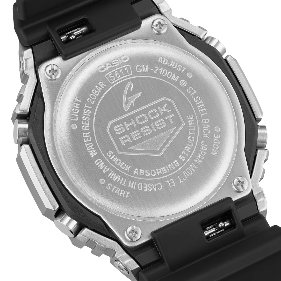 CASIO G-SHOCK G-STEEL GM-2100M-1ADR ANALOG-DIGITAL BLACK WATCH - Image 6