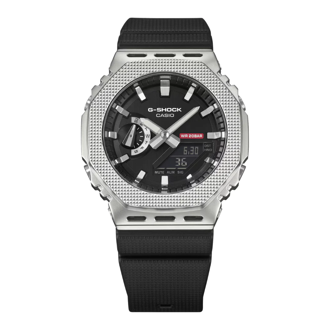 CASIO G-SHOCK G-STEEL GM-2100M-1ADR ANALOG-DIGITAL BLACK WATCH - Image 9