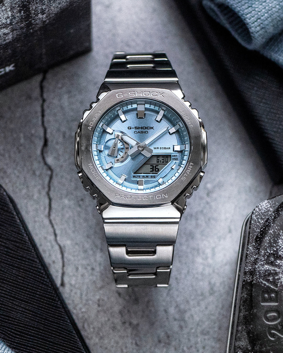 CASIO G-SHOCK G-STEEL GM-2110D-2ADR ANALOG-DIGITAL MEN WATCH - Image 7