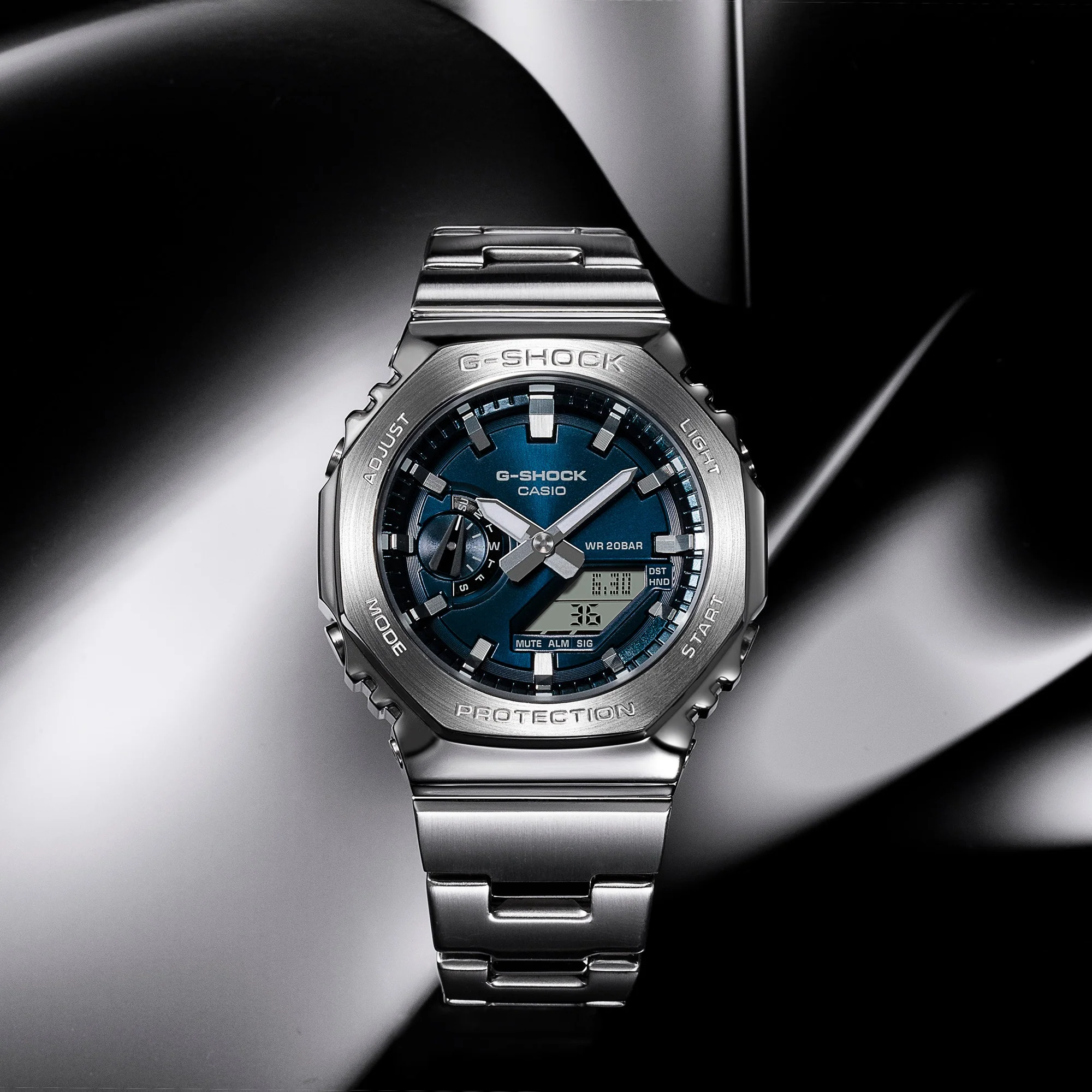 CASIO G-SHOCK G-STEEL GM-2110D-2BDR ANALOG-DIGITAL MEN WATCH - Image 13