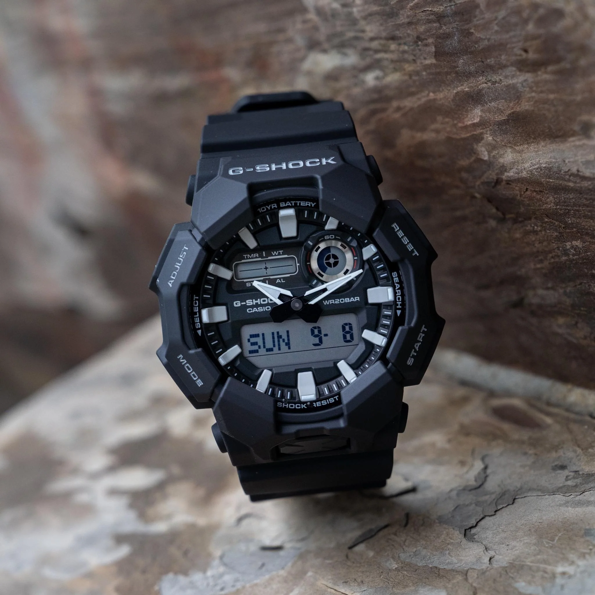 CASIO G-SHOCK GA-010-1ADR STANDARD ANALOG-DIGITAL BLACK WATCH - Image 15
