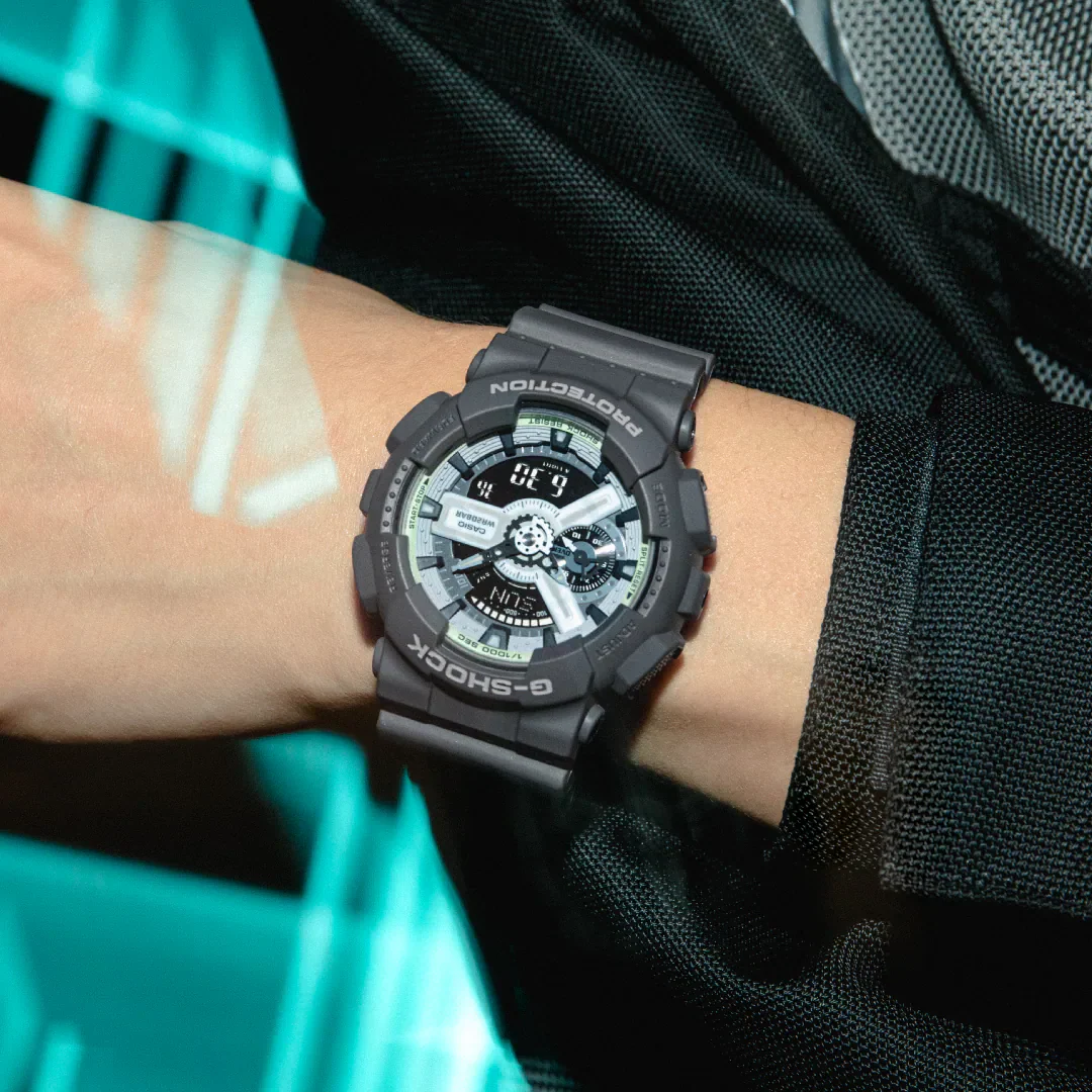 CASIO G-SHOCK GA-110HD-8ADR ANALOG-DIGITAL GREY MEN WATCH - Image 2