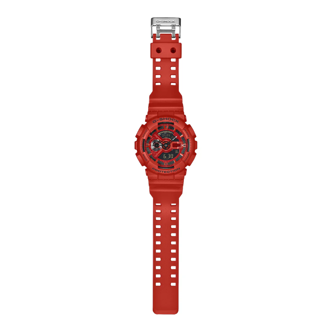 CASIO G-SHOCK GA-110RRB-4ADR STANDARD ANALOG-DIGITAL RED WATCH - Image 5