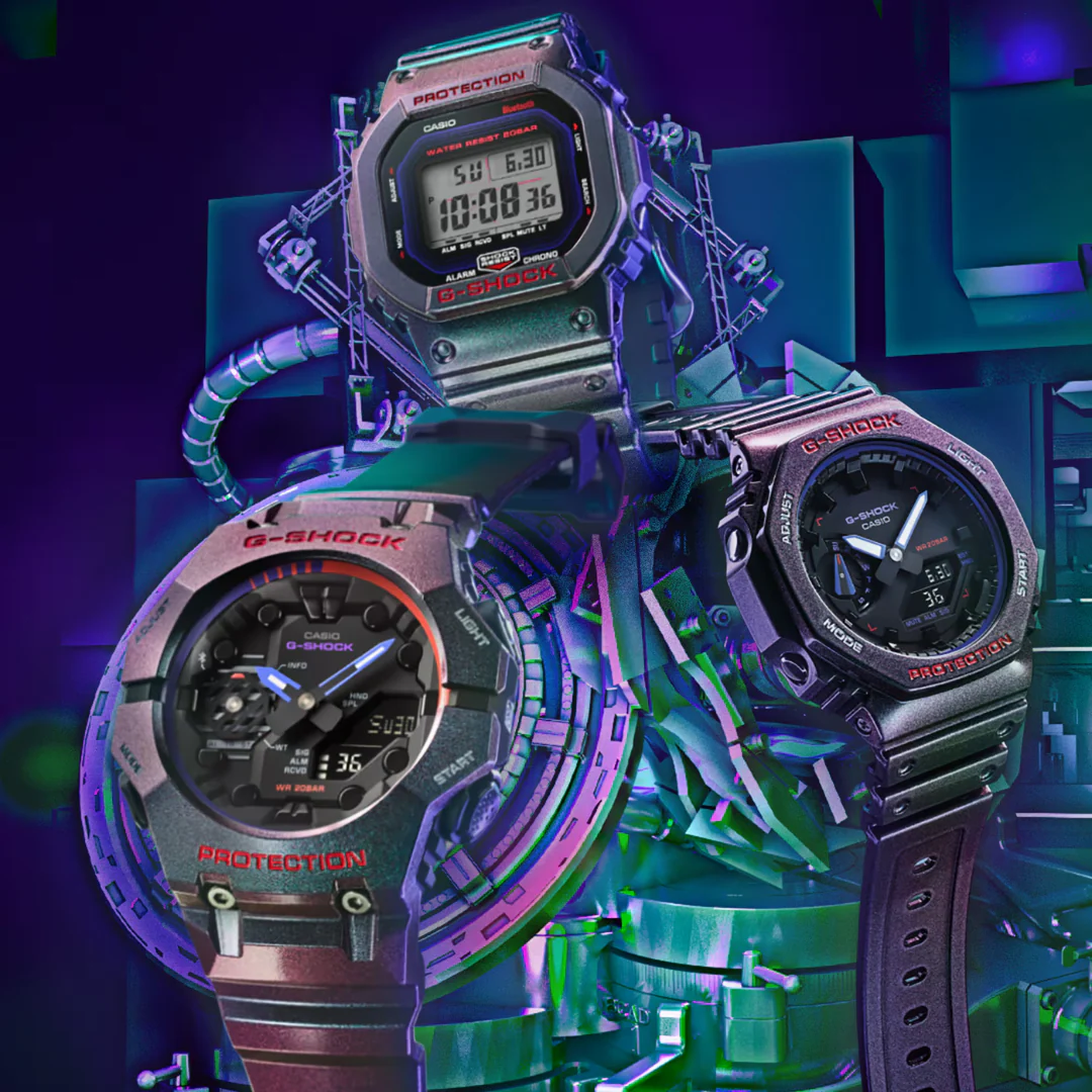 CASIO G-SHOCK GA-2100AH-6ADR SPECIAL COLOUR MODELS AIM HIGH GREY WATCH - Image 6