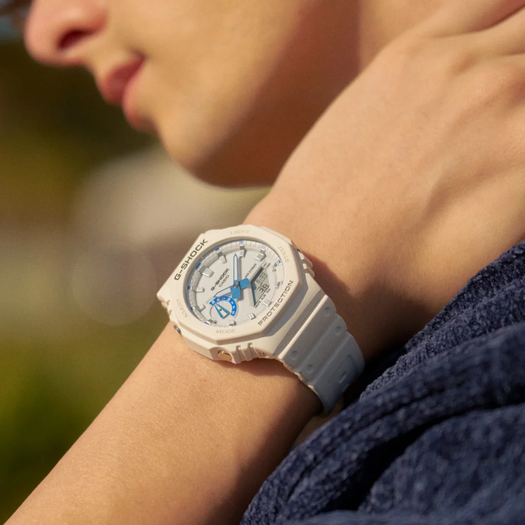 CASIO G-SHOCK GA-2100HDS-7ADR STANDARD ANALOG-DIGITAL WHITE WATCH - Image 5