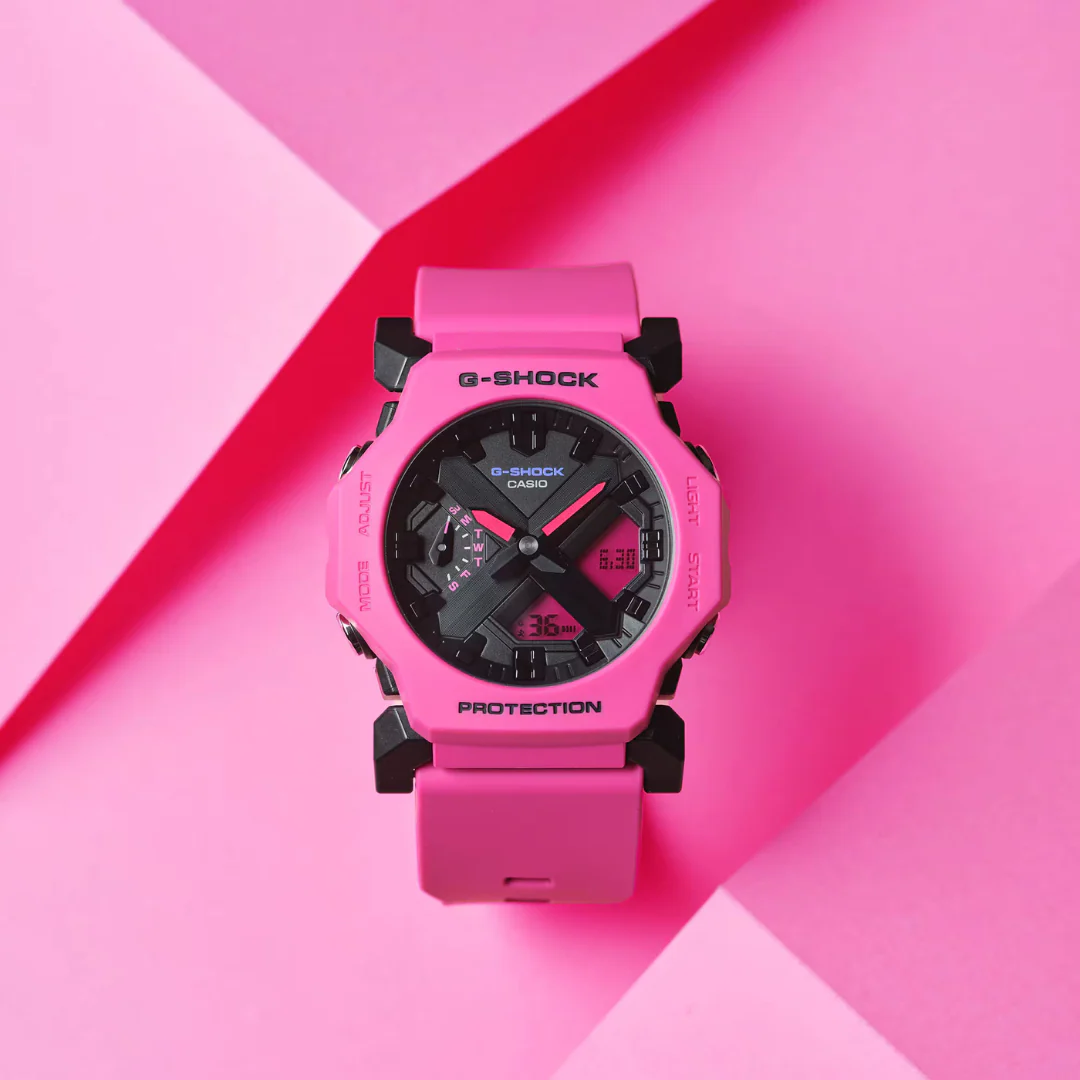 CASIO G-SHOCK GA-2300-4ADR ANALOG-DIGITAL PINK WATCH - Image 3