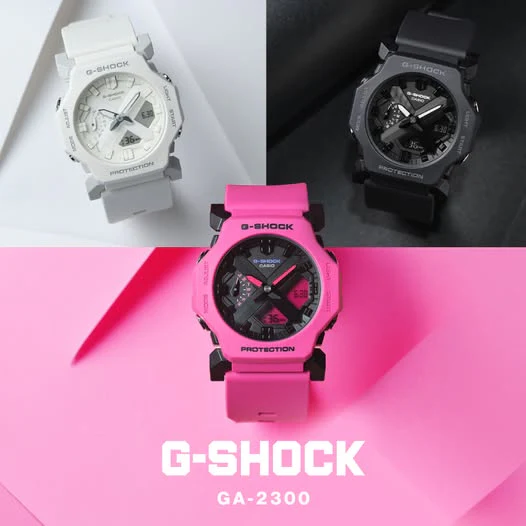 CASIO G-SHOCK GA-2300-4ADR ANALOG-DIGITAL PINK WATCH - Image 5