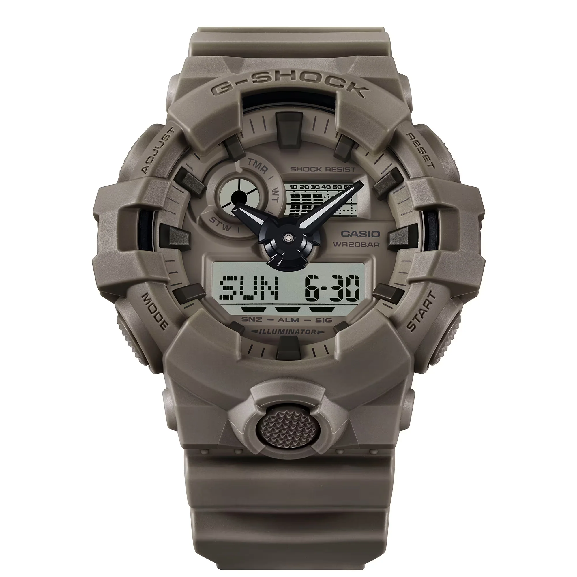 CASIO G-SHOCK GA-700NC-5ADR ANALOG-DIGITAL GREY MEN WATCH - Image 3