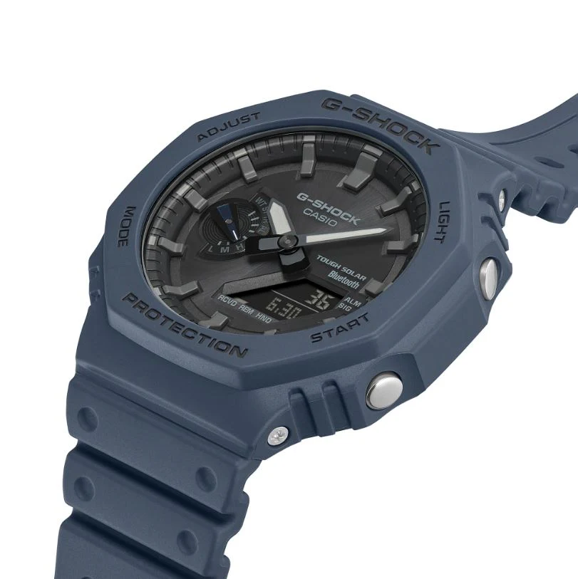 CASIO G-SHOCK GA-B2100-2ADR SOLAR ANALOG-DIGITAL BLUE WATCH - Image 2