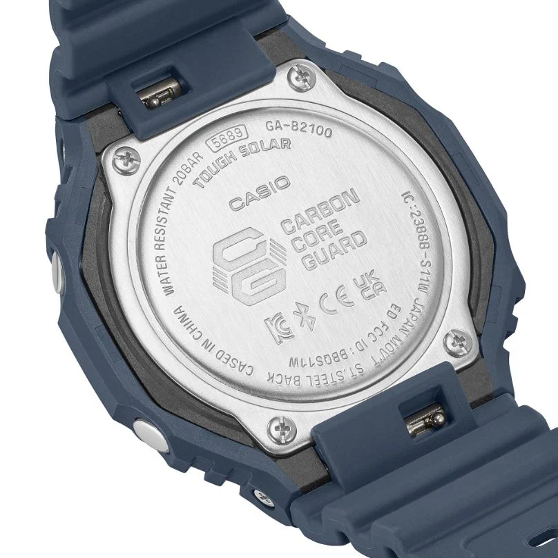 CASIO G-SHOCK GA-B2100-2ADR SOLAR ANALOG-DIGITAL BLUE WATCH - Image 6