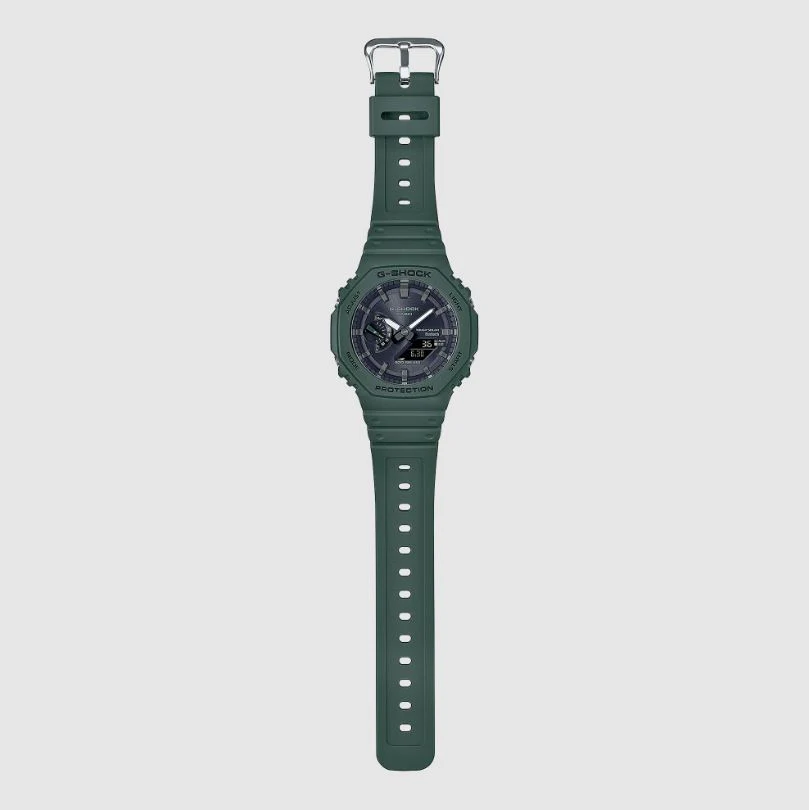 CASIO G-SHOCK GA-B2100-3ADR SOLAR ANALOG-DIGITAL GREEN WATCH - Image 9