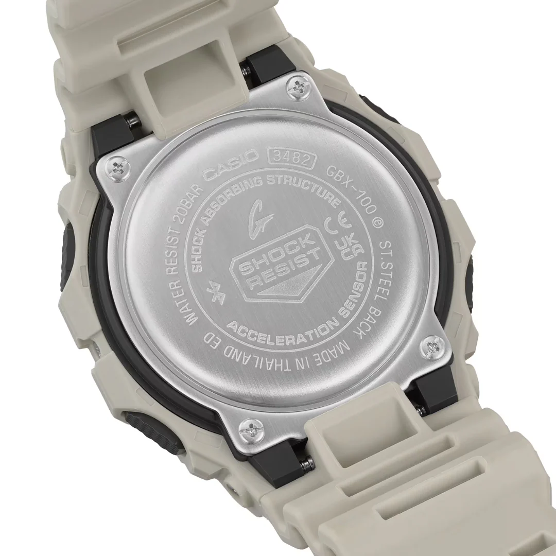 CASIO G-SHOCK GBX-100-8DR G-LIDE DIGITAL BEIGE WATCH - Image 6